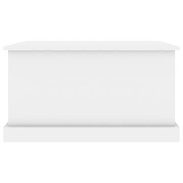 High Gloss White Storage Box 70x40x38 cm - Durable & Stylish