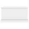 High Gloss White Storage Box 70x40x38 cm - Durable & Stylish