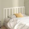 Stylish White Bed Headboard - Solid Pine 166x4x100 cm