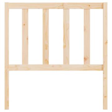 Stylish Solid Pine Bed Headboard - 96x4x100 cm