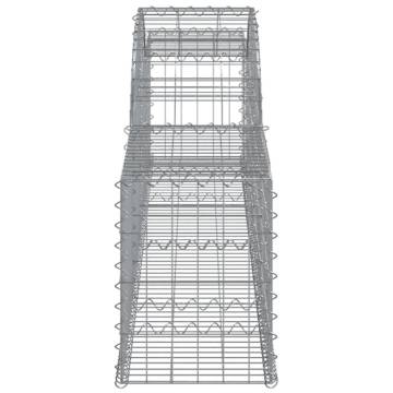 Buy Arched Gabion Baskets - 25 pcs Galvanised Iron | HipoMarket