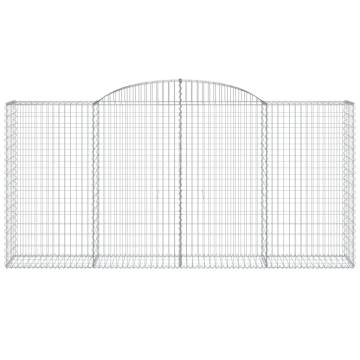 Arched Gabion Baskets 25 pcs - Durable Garden Barriers