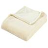 Cozy Cream Polyester Blanket 130x170 cm - Hipomarket