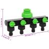 4-Way Tap Adaptor - Efficient Garden Irrigation Helper