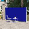 Patio Retractable Side Awning 160x300 cm Blue Colour blue Size 160 x 300 cm Quantity in Package 1 