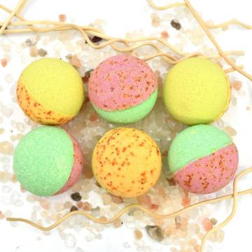 Bath Bombs 24 pcs with Natural Essential Oils - HipoMarket