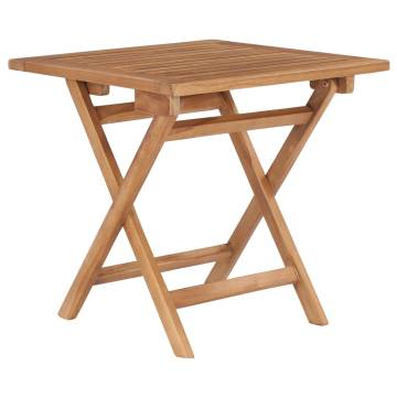 Folding Garden Table - Solid Teak Wood | HipoMarket