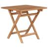 Folding Garden Table 45x45x45 cm Solid Teak Wood Quantity in Package 1 Shape square 