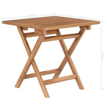 Folding Garden Table - Solid Teak Wood | HipoMarket