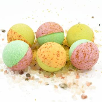 Bath Bombs 24 pcs with Natural Essential Oils - HipoMarket