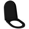 Soft-Close Toilet Seat with Quick-Release - Black | HipoMarket