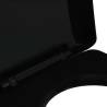 Soft-Close Toilet Seat with Quick-Release - Black | HipoMarket