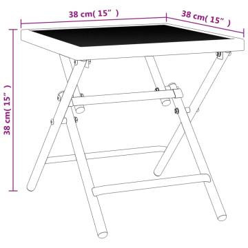 Folding Garden Table Anthracite - Stylish & Durable