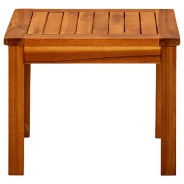 Garden Coffee Table - Solid Acacia Wood 45x45x36 cm