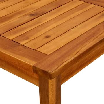 Garden Coffee Table - Solid Acacia Wood 45x45x36 cm