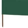 5-Panel Wind Screen Fabric 600x80 cm - Green | HipoMarket