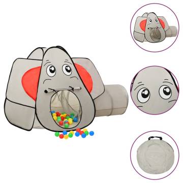 Elephant Children Play Tent - Fun & Durable Grey Tent