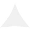 Sunshade Sail Oxford Fabric Triangular 4.5x4.5x4.5 m White Colour white Size 4.5 x 4.5 x 4.5 m Quantity in Package 1 