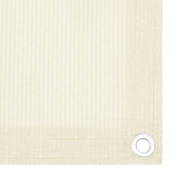 Cream Balcony Screen 75x300 cm - HDPE Privacy Shade