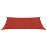 Sunshade Sail 160 g/m² Red 2x4 m - UV Protection for Outdoors