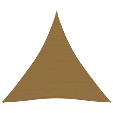 HDPE Sunshade Sail 4x4m Taupe - Protect from UV & Weather