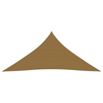 HDPE Sunshade Sail 4x4m Taupe - Protect from UV & Weather