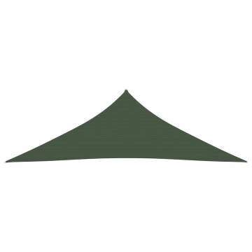 Dark Green Sunshade Sail 3.5x3.5x4.9m | UV & Mould Resistant