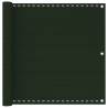 Balcony Screen Dark Green 90x500 cm HDPE Colour dark green Size 90 x 500 cm Quantity in Package 1 