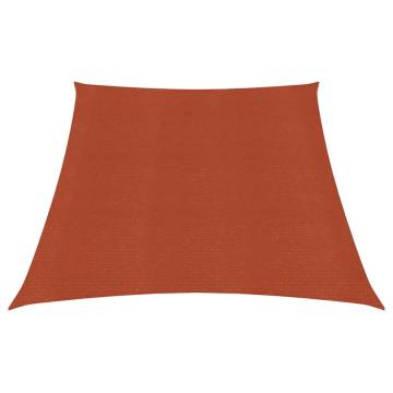 Terracotta Sunshade Sail 160 g/m² - 3x4m HDPE | HipoMarket