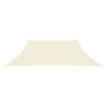 Sunshade Sail 160 g/m² Cream 4/5x3 m HDPE - Buy Online