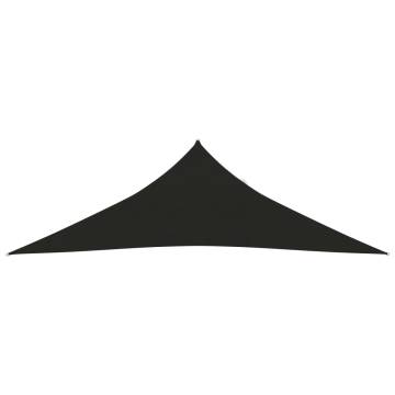 Black Sunshade Sail 3.5x3.5x4.9m - UV & Mold Resistant | Hipomarket