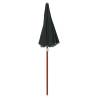 Elegant 180 cm Anthracite Parasol with Steel Pole | HipoMarket