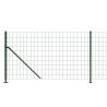 Wire Mesh Fence with Flange Green 1x25 m - Durable & Versatile