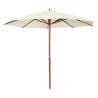 Parasol 300x258 cm Sand White Colour sand white Quantity in Package 1 