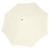 Elegant Sand White Parasol 300x258 cm - Hipomarket UK