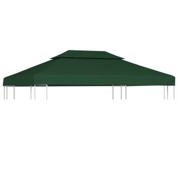 Gazebo Cover Canopy Replacement 310g/m² Green - 3x4m