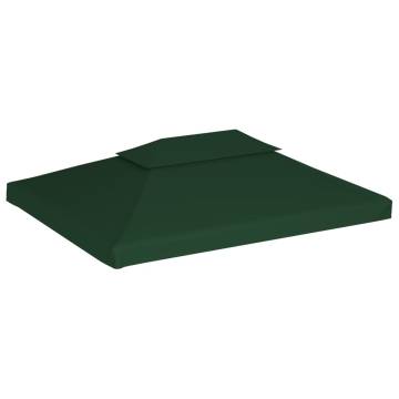 Gazebo Cover Canopy Replacement 310g/m² Green - 3x4m