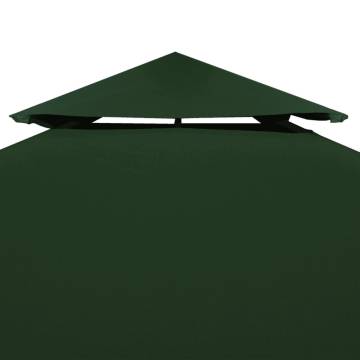 Gazebo Cover Canopy Replacement 310g/m² Green - 3x4m