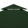 Gazebo Cover Canopy Replacement 310g/m² Green - 3x4m