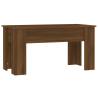 Brown Oak Coffee Table 101x49x52 cm | Modern Lift-Top Design