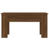 Brown Oak Coffee Table 101x49x52 cm | Modern Lift-Top Design