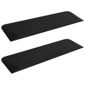 Threshold Ramps - Durable 110x32 cm Rubber Ramps (2 pcs) | HipoMarket