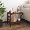 Side Table Brown Oak 55x38x45 cm Engineered Wood Colour brown oak Quantity in Package 1 