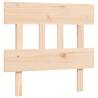 Solid Wood Bed Frame with Headboard - Single Size