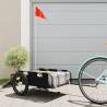 Bike Trailer - Black Oxford Fabric & Iron | Durable & Versatile