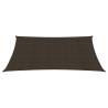 HDPE Sunshade Sail 3.5x4.5m Brown - Perfect Outdoor Shelter