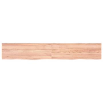 Wall Shelf Light Brown - Solid Oak Wood | HipoMarket