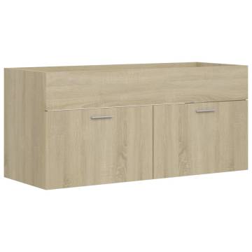 Stylish 2 Piece Bathroom Furniture Set | Sonoma Oak