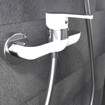 EISL DIZIANI Shower Mixer - Stylish White-Chrome Design