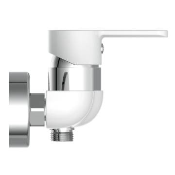 EISL DIZIANI Shower Mixer - Stylish White-Chrome Design